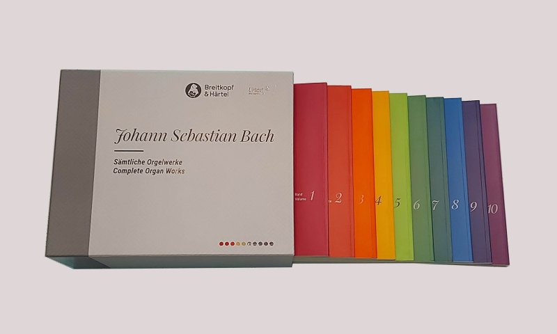 Bach Orgelwerke Band 1-10 Edition Breitkopf